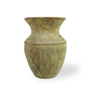 Vaso Grande com Textura e Boca Larga