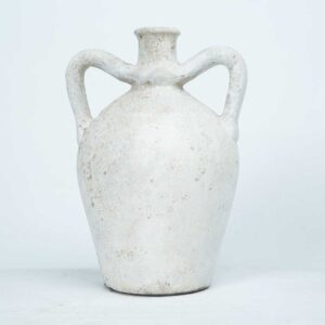 Vaso Ânfora em Cerâmica Cru