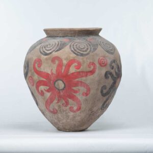 Vaso Decorativo Tribal Pintado à Mão