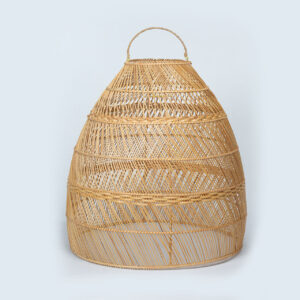 Luminária Cúpula Aurora em Rattan Média