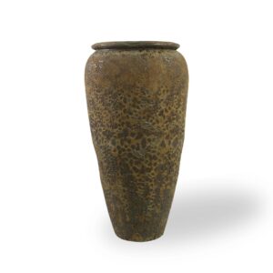 Vaso Comprido em Textura de Mármore Mocha