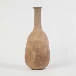 Vaso Decorativo Garrafa em Cerâmica Natural