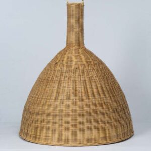 Luminária de Teto M Karang em Rattan Bege