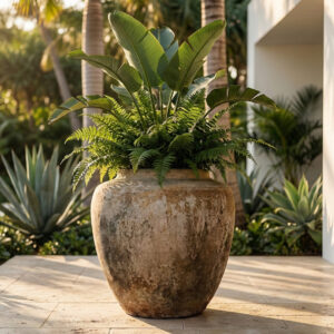 Vaso Balinês Primitivo A73 x D70 cm