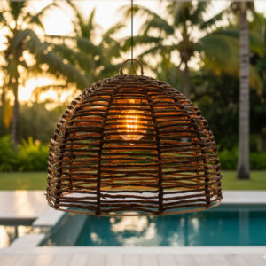 Luminária em Fibra de Bananeira Surya Média