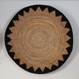 Cestaria de Parede Étnica Preta G
