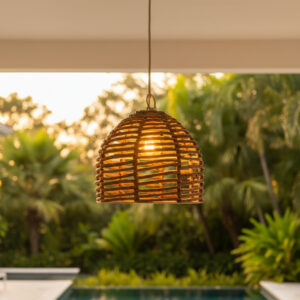 Luminária em Fibra de Bananeira Surya Mini