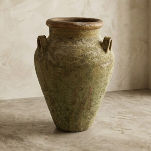 Vaso Vietnamita Atlantis Corten em Cerâmica D50 X A70CM