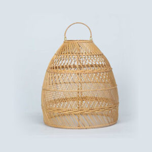 Luminária Cúpula Aurora em Rattan Mini