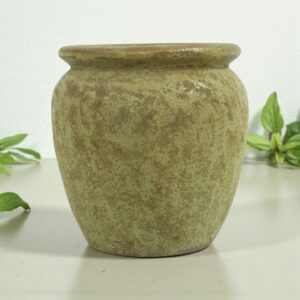 Vaso Vietnamita Rústico Corten em Cerâmica Importado