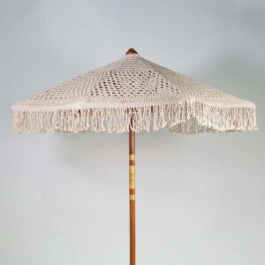 Ombrelone Balinês em Macramê Feito a Mão