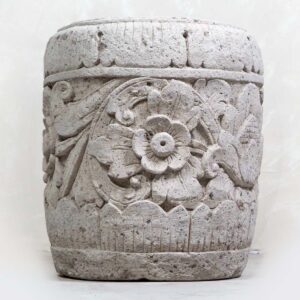 Vaso Balinês Pedra Esculpida A73 x D60 cm