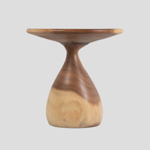 Mesa Lateral em Madeira Orgânica