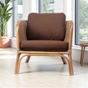 Poltrona Sulawesi em Rattan Natural