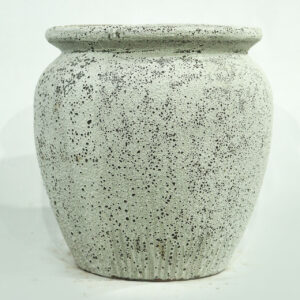 Vaso Vietnamita Rústico White em Cerâmica Importado