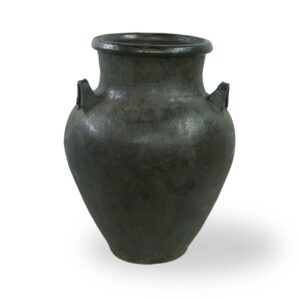 Vaso Vietnamita Rústico Black em Cerâmica Importado