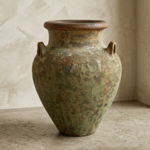 Vaso Vietnamita Atlantis Corten Cer D75xA103