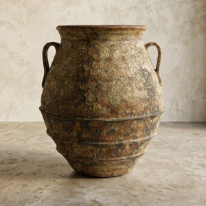 Vaso Vietnamita Atlantis Corten Cer Importado D90x