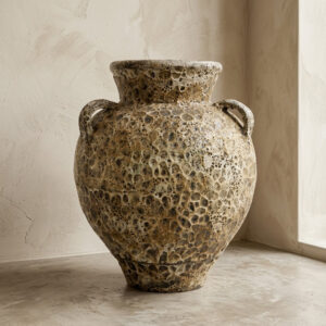Vaso Vietnamita Atlantis Marfim Cer Importado D48x