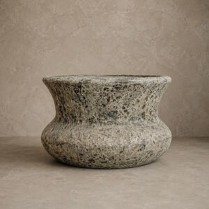 VASO VIETNAMITA ATLANTIS OFF-WHITE CER A55 x D80CM