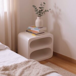 Mesa Lateral Criado Terrazo Balinês A50 X L40xC50