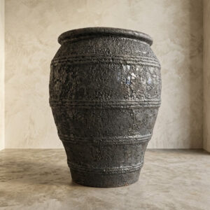VASO VIETNAMITA ATLANTIS BLACK CER A95xD75