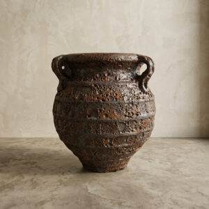 Vaso Vietnamita Atlantis Brown A45 X D40Cm