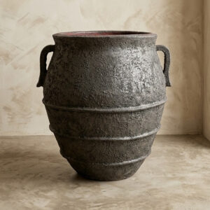 Vaso Vietnamita Atlantis Black Cer A86 x D80