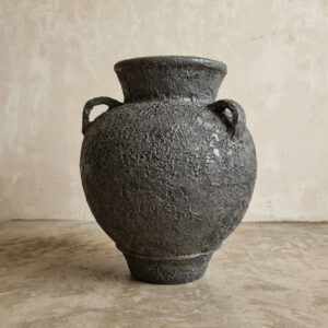 Vaso Vietnamita Atlantis Black Cer Imp A55XD68