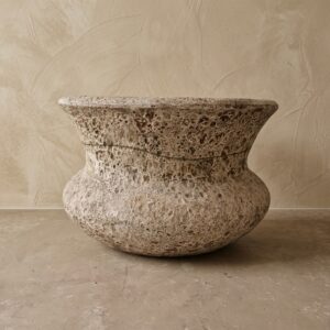 VASO VIETNAMITA ATLANTIS  OFF WHITE  A55 x D80CM