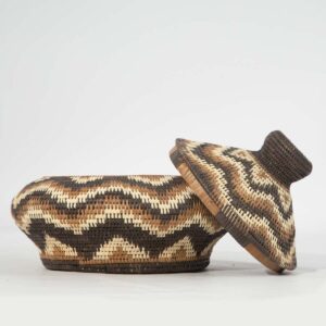 Cestaria Jalan Fibra Natural Alami M Altura: 34 cm X Diâmetro: 40 cm