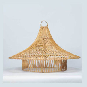 Luminária em Ratan Natural Canggu Média Altura: 82 cm X  Diâmetro: 50 cm
