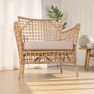 Poltrona Sagano em Rattan Natural A88 X L83 X C 63cm