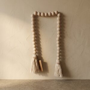 Colar Decorativo Bali Bege Natural A56,5 x L4,5