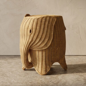 Mesa Lateral Gajah Kawi Fibra Natural A: 60 cm X L: 40 cm X P: 65 cm