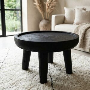 Mesa Bandeja Mad Teca Mac Preta A41xL59